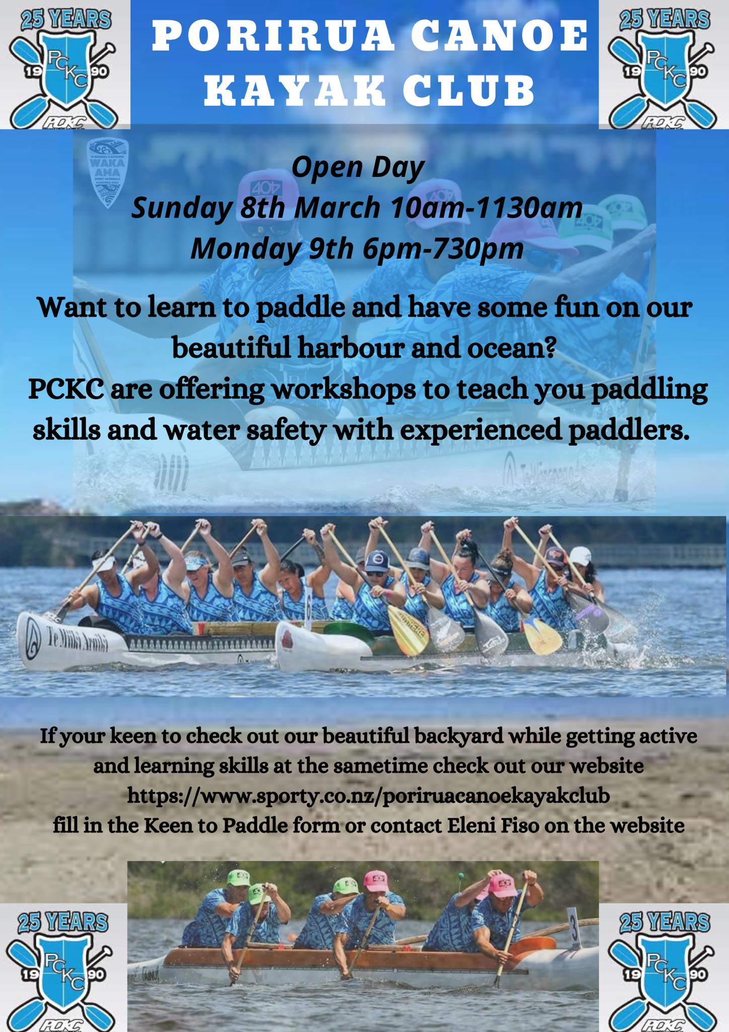 Want to come out for a paddle opportunity - PCKC are having a couple of "give it a go day's"